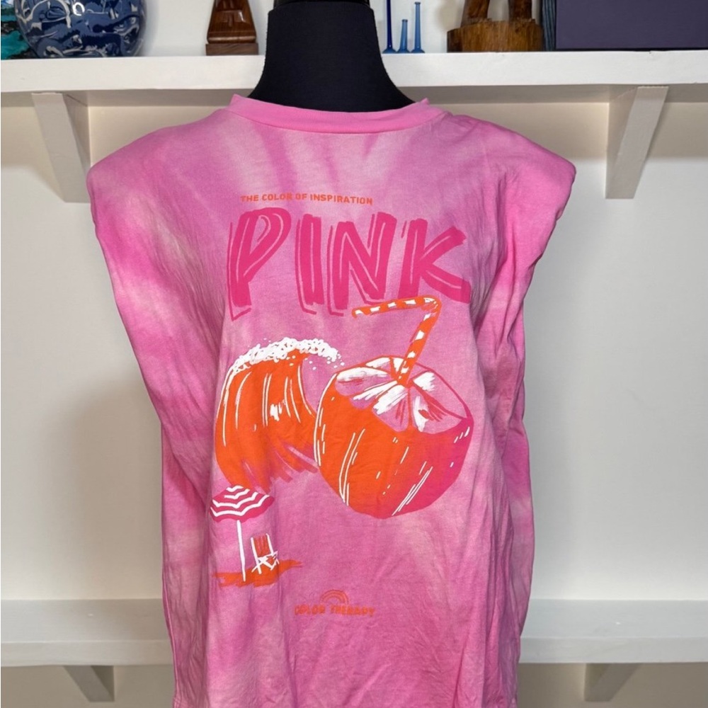 FARM Rio Pink Short Sleeve Tee with Graphic Design